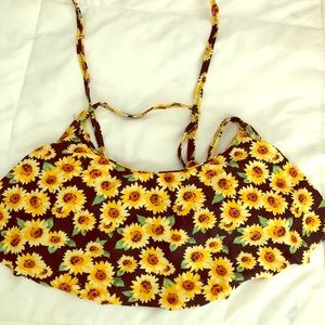 Sunflower Bathing Suit Top